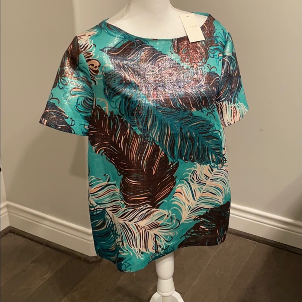Kate Spade jacquard top NWT never worn